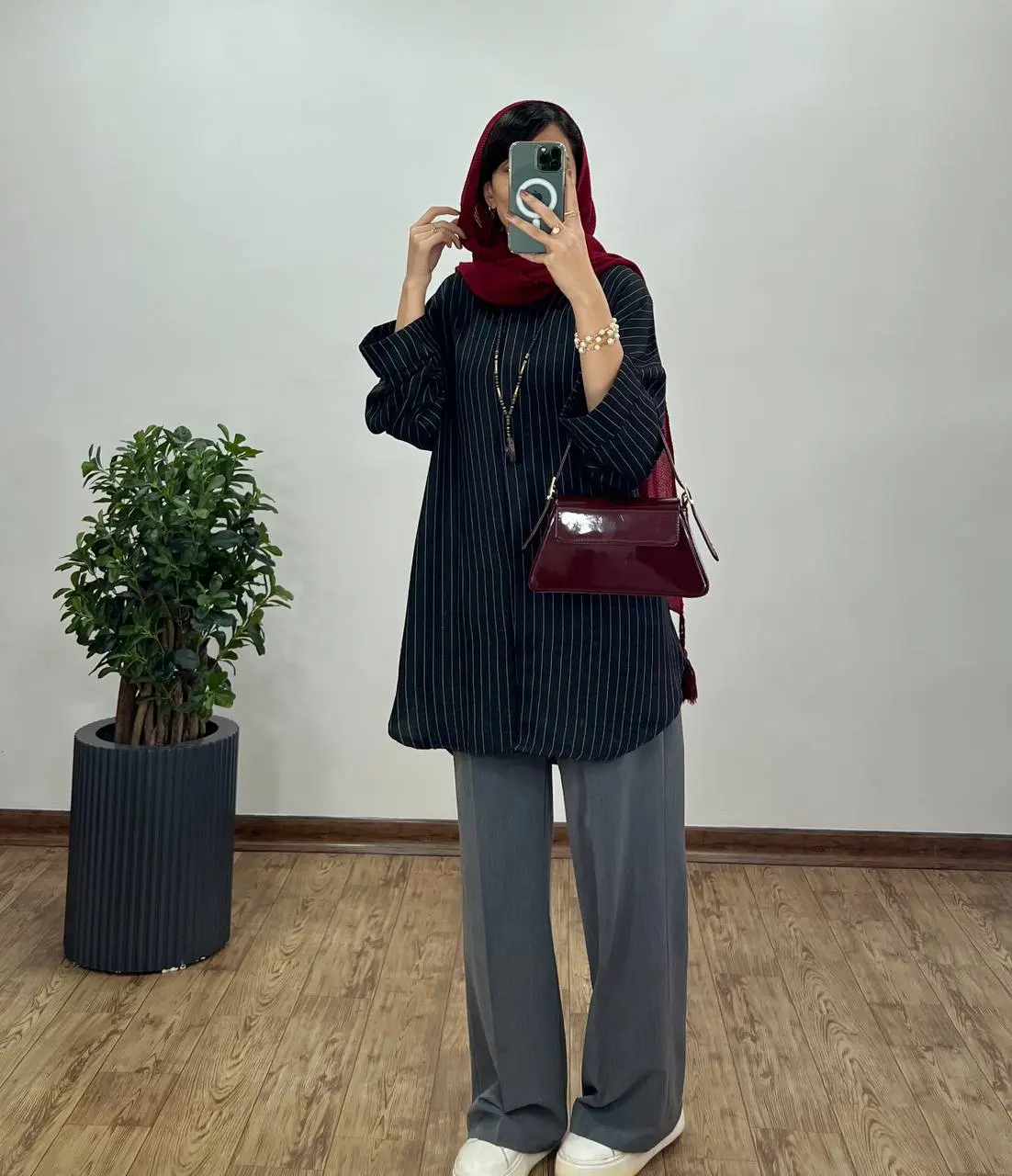مانتو دکمه مخفی دیپلمات ویونا